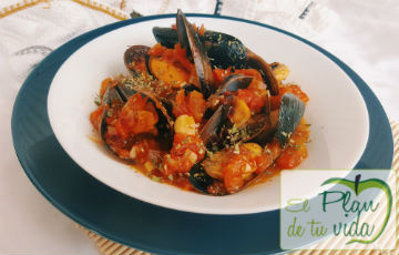 MEJILLONES CON TOMATE
