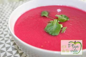 Gazpacho de manzana y remolacha | Recetas saludables de el Chef-Coach. El Plan de Tu Vida